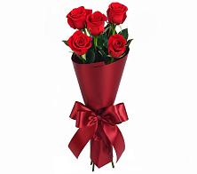 Букет 5 Красных роз Эдлесс Лав в Медведь