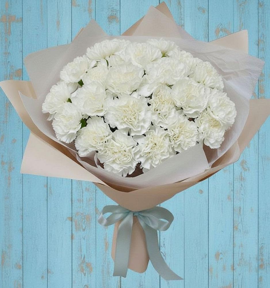 Букет цветов из: Гвоздики в Медведь