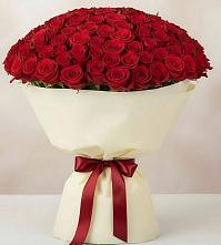 Букет 101 Красная роза Милано в Медведь