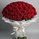 Букет 101 Красная роза Блэк Мэджик в Медведь