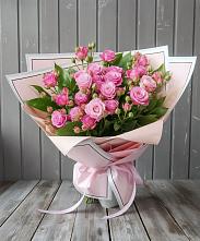 Букет Розовый кустик в Медведь