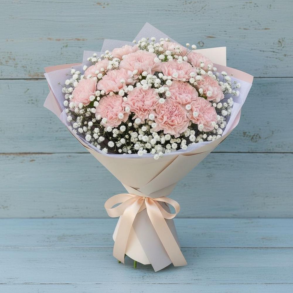 Букет цветов из: Гвоздики в Медведь