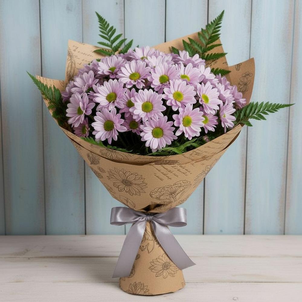 Букет цветов из: Хризантемы в Медведь