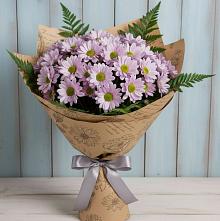 Букет цветов из:  Хризантемы #REPLACE_PRED# Медведь