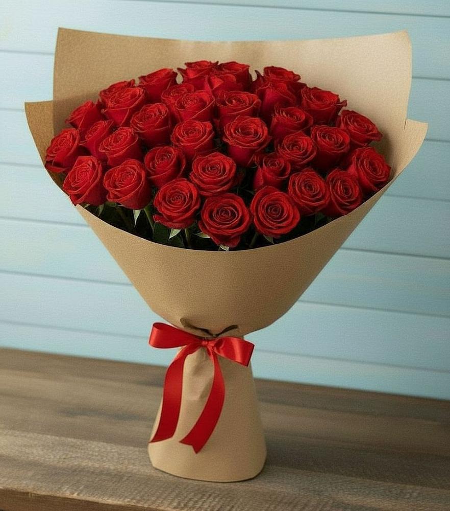 Букет Красные розы Милано в Медведь
