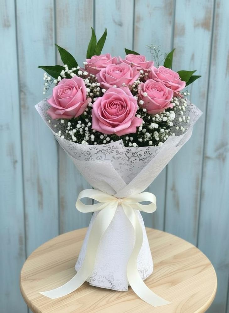 Букет цветов из: Розы в Медведь