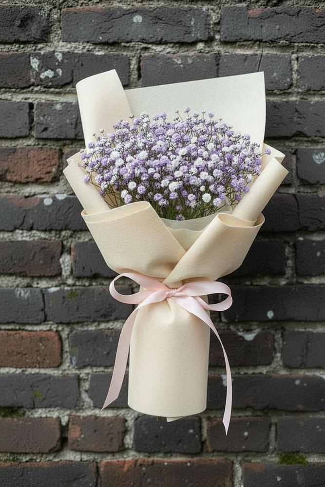 Букет цветов из: Гипсофила в Медведь