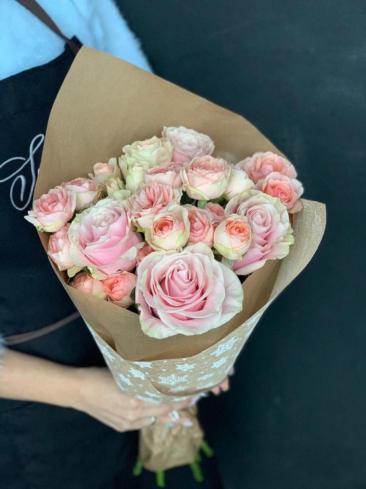 Букет цветов из: Хризантемы и Розы в Медведь