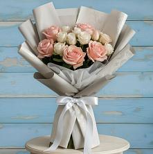Букет цветов из:  Розы в Медведь