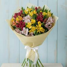 Букет цветов из:  Альстромерии в Медведь