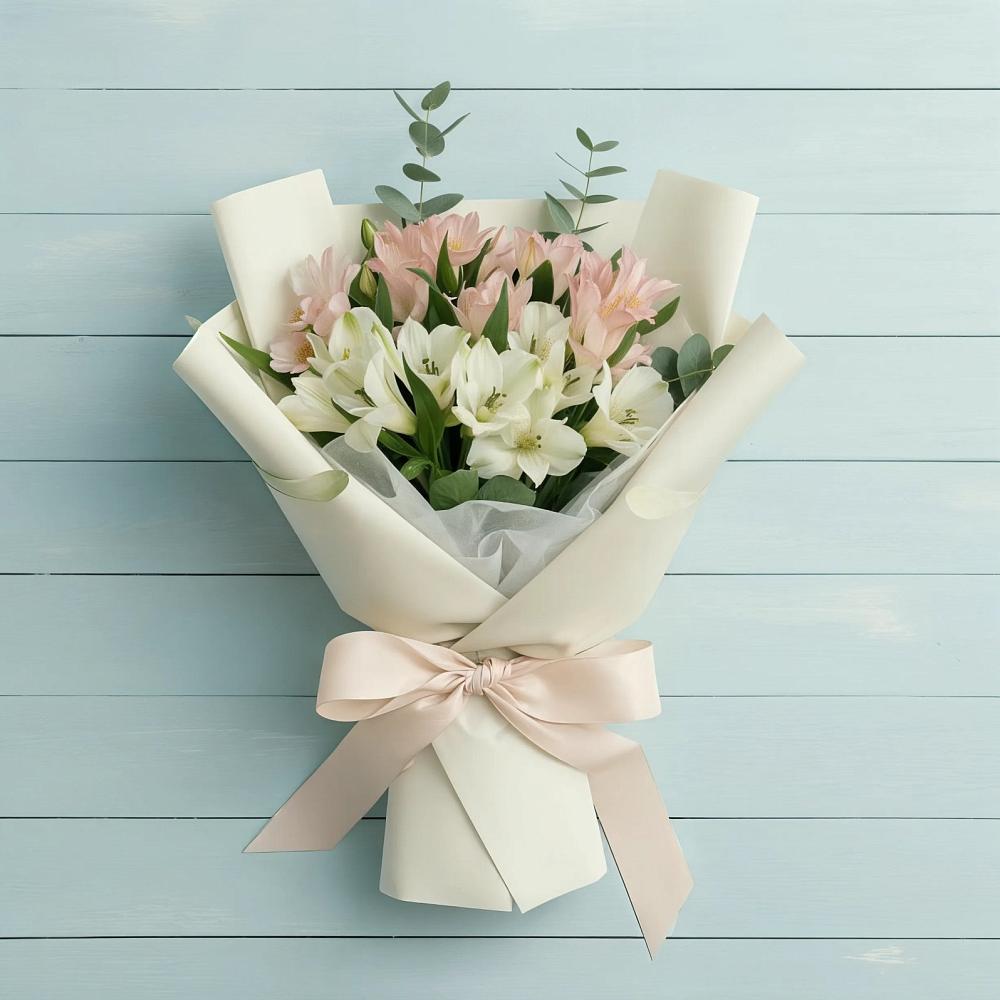 Букет цветов из: Альстромерии в Медведь