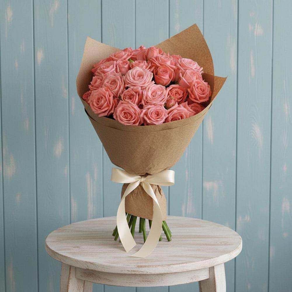 Букет цветов из: Розы в Медведь