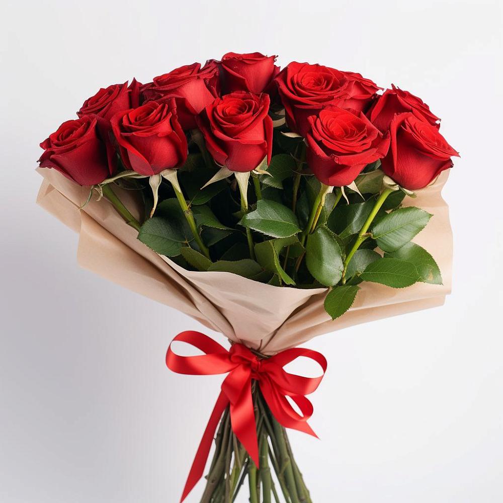 Букет 11 Красных роз Эдлесс Лав в Медведь