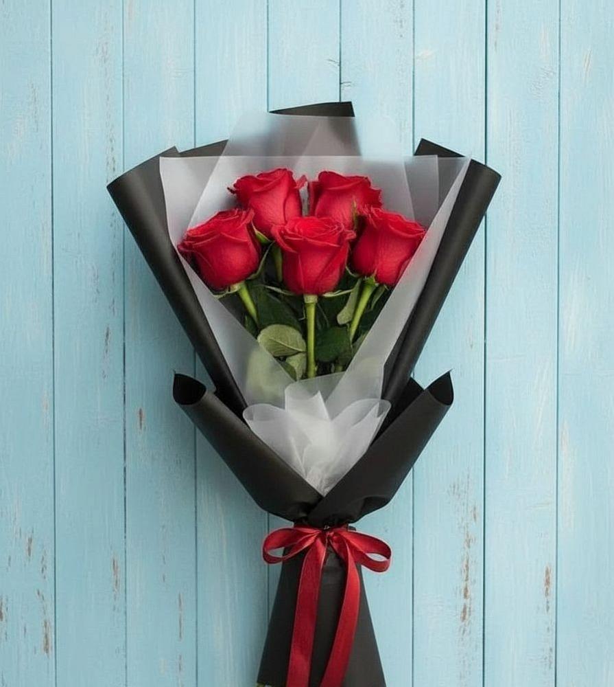 Букет цветов из: Розы в Медведь