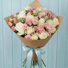 Букет цветов из:  Розы в Медведь