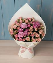 Букет цветов из:  Розы в Медведь