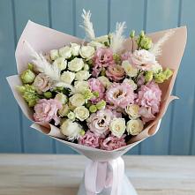 Букет цветов из:  Альстромерии и Розы в Медведь